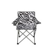Tesco Folding Armchair Zebra