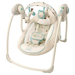 Bright Starts Comfort & Harmony Biscotti Travel Swing