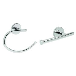 Hampstead Toilet Roll Holder & Towel Ring