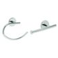 Hampstead Toilet Roll Holder & Towel Ring