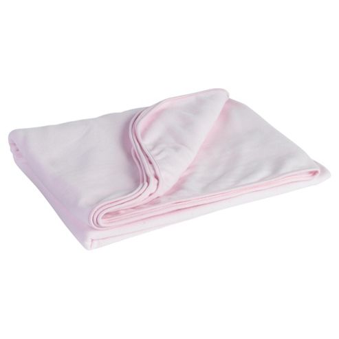 Image of Tesco Loves Baby Fleece Blanket, Pink
