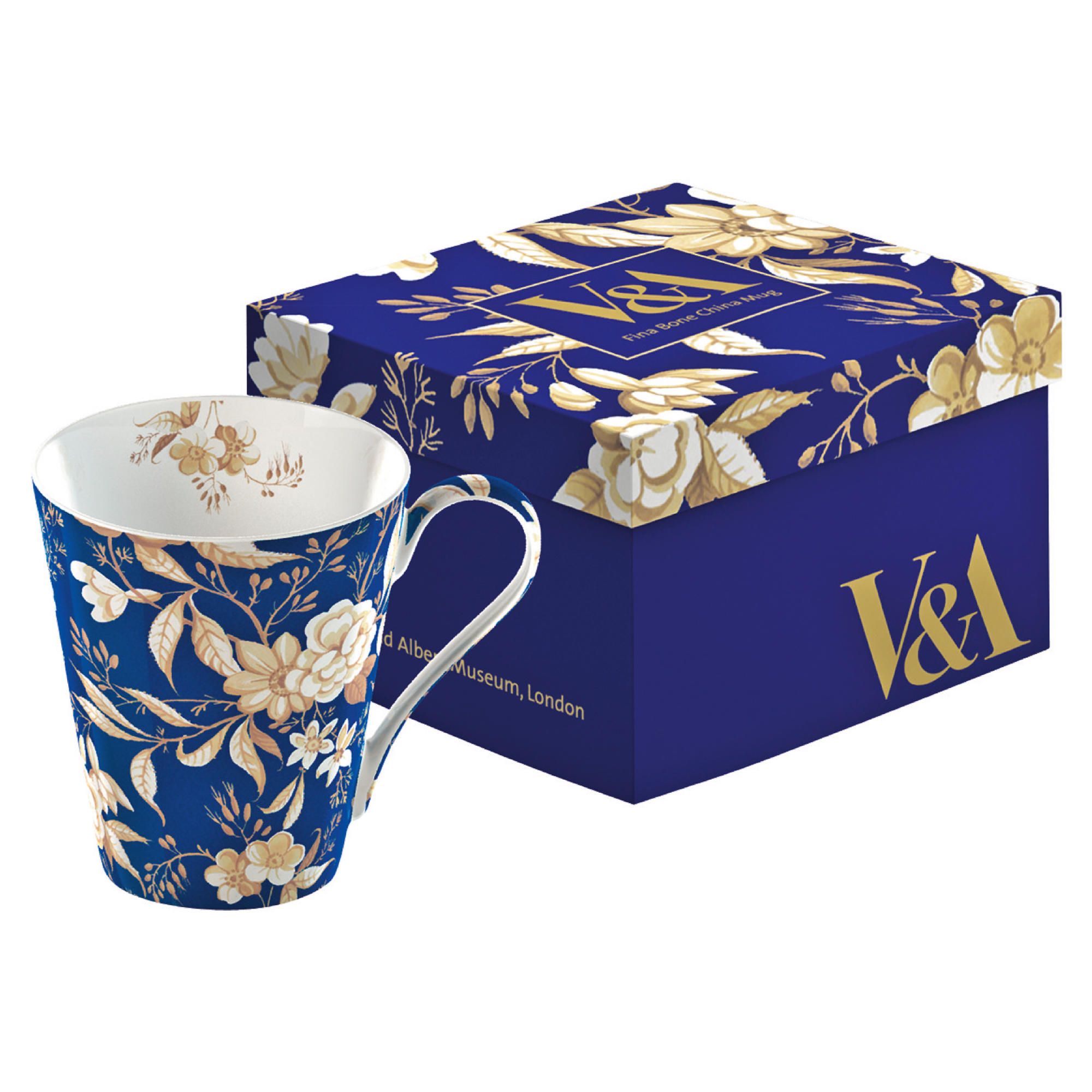 V&A Fine Bone China Mug in Gift Box - Kilburn Silk