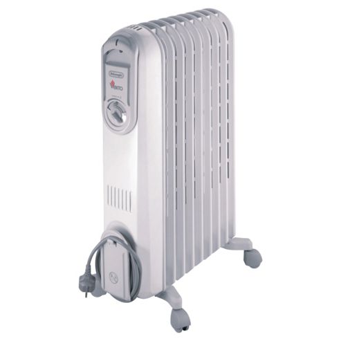 Image of De'longhi Vv550920 Oil Filled Heater Grey