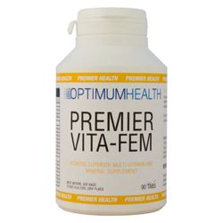 Optimum Health Premier Vita Fem 90 Tabs