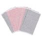Tesco Terry Small Check Black And Red 10 Pack Bundle