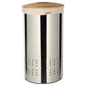 Brabantia 50L laundry bin, chrome