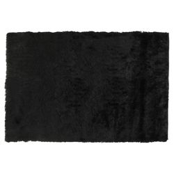 Tesco Rugs Luxurious Shaggy Rug 70x140cm Black