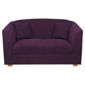 Stonebridge Small Fabric Sofa, Aubergine