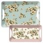 Katie Alice Cottage Flowers Luxury Handled Large Tray and Sandwich Tray Set