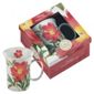 Kew Gardens Gift Boxed Peony Fine Bone China Mugs