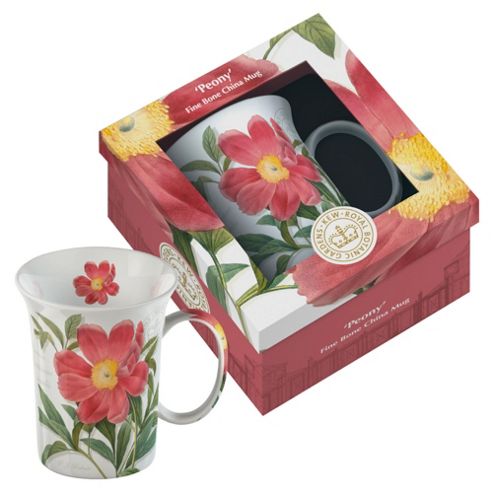 Image of Kew Gardens Gift Boxed Peony Fine Bone China Mugs