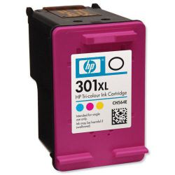 HP 301XL Priniter Ink Cartridge - Tri-colour (CH564EE)
