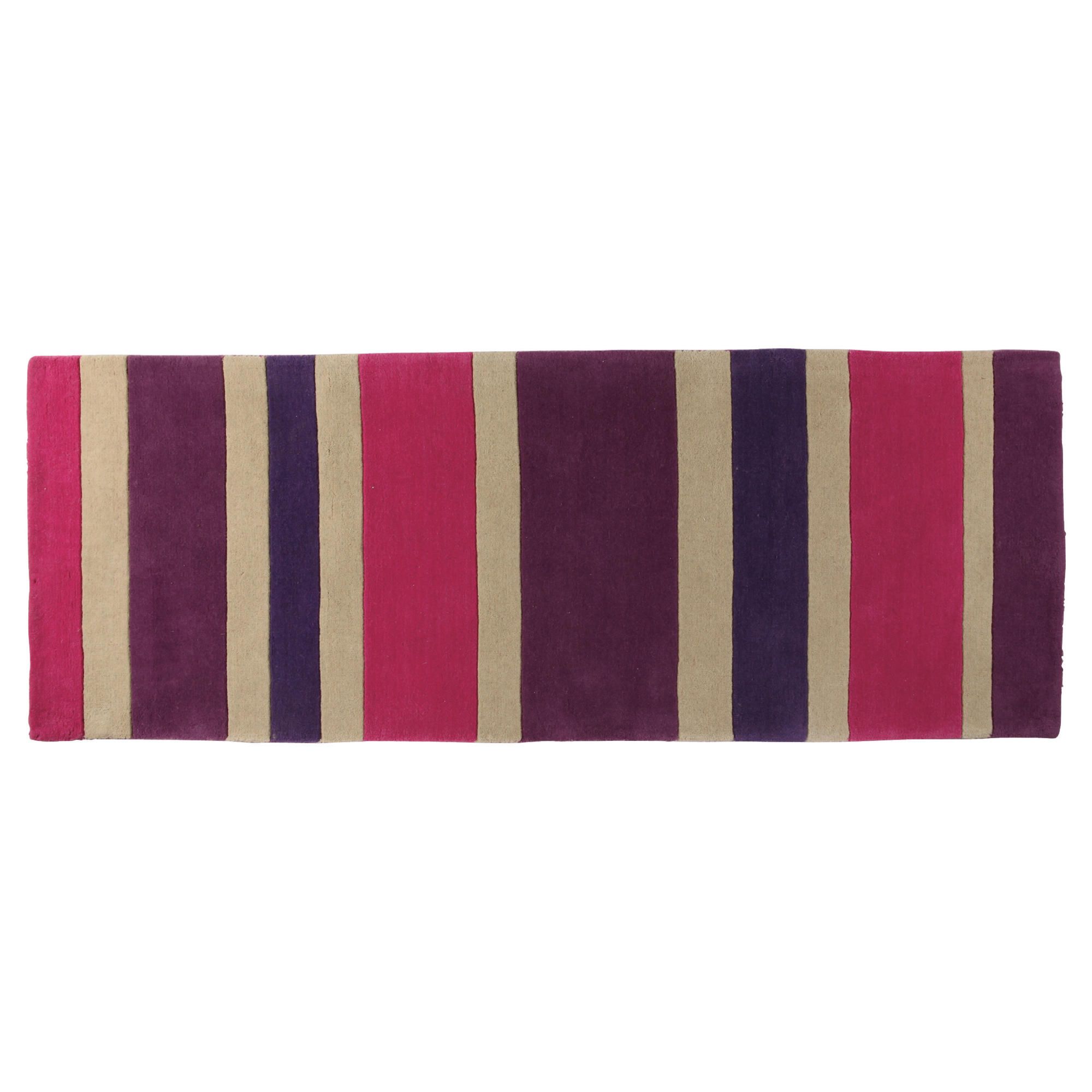 Tesco stripe runner plum