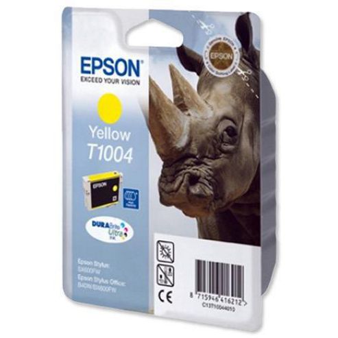 Image of Epson T1004 Printer Ink Cartridge - Yellow