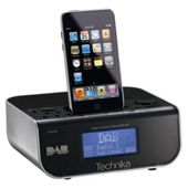 Technika CR121IDAB DAB Clock Radio with iPod Dock