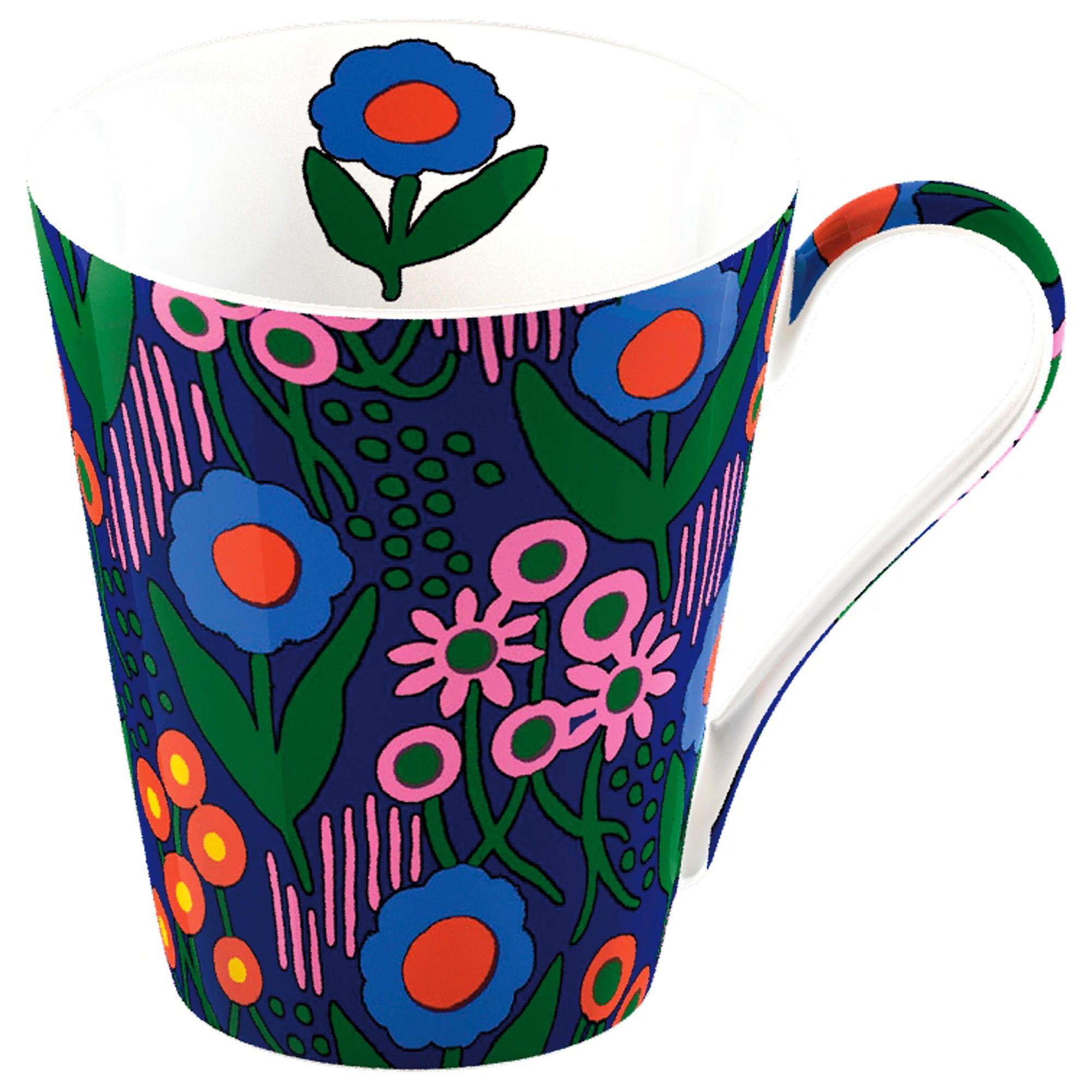 V&A Fine Bone China Mug in Gift Box - Poiret Blue