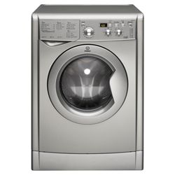 Indesit IWDD 7143 S Washer Dryer, 7kg Wash Load, 1400 RPM Spin, B Energy Rating. Silver