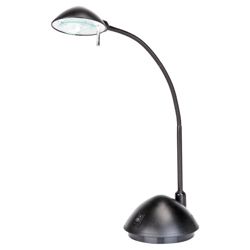 Tesco Lighting Gooseneck Halogen Desk Lamp Black