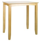 Stockholm Solid Wood Bar Table, Oak Veneer
