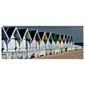 Beach Hut Printed Canvas 100X40Cm