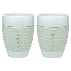 Bodum Pavina Set of 2 Mugs, White