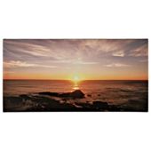 Sunset Beach Canvas 50x100cm