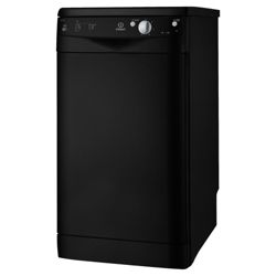 Indesit IDS 105 K Slimline Dishwasher, A Energy Rating. Black