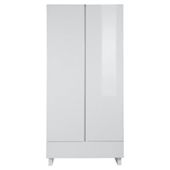 Urban Double Wardrobe, White