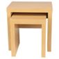 Torino Nest of 2 Side Tables, Oak-effect