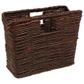 Dyed Banana Leaf Magazine Basket
