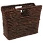 Dyed Banana Leaf Magazine Basket