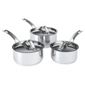 Gordon Ramsay 3 piece Saucepan Set with Lids