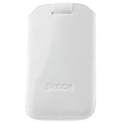 Skech Leather White Case for iPhone 3G, 3GS, 4 and 4S