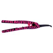 Ionika Hot Pink Zebra Print Mini Straightener