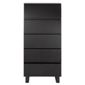 Urban 5 Drawer Chest, Black