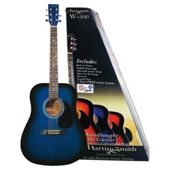 Martin Smith Acoustic Guitar Pack - Blue