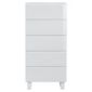 Urban 5 Drawer Chest, White