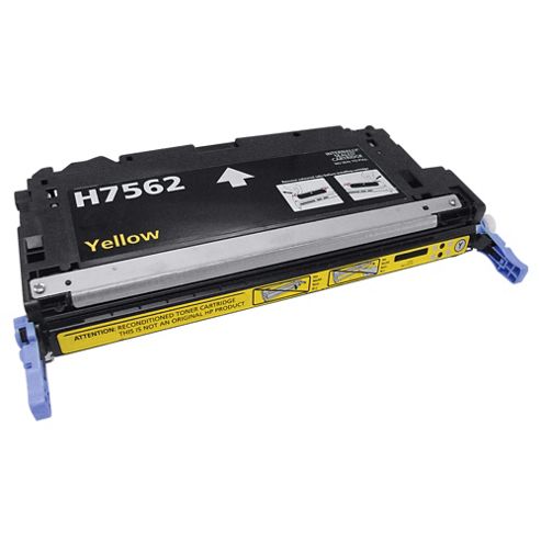 Image of Tesco Thpq7562a Yellow Laser Toner Cartridge (for Hp Q7562a/ Hp 314a Yellow)