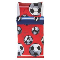 Tesco Kids Reversible Football Duvet
