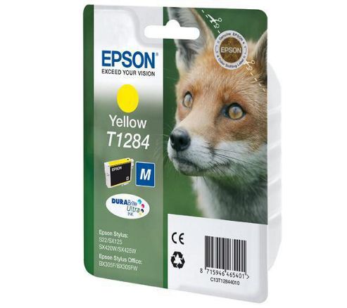 Image of Epson Singlepack Yellow T1284 Durabrite Ultra Ink