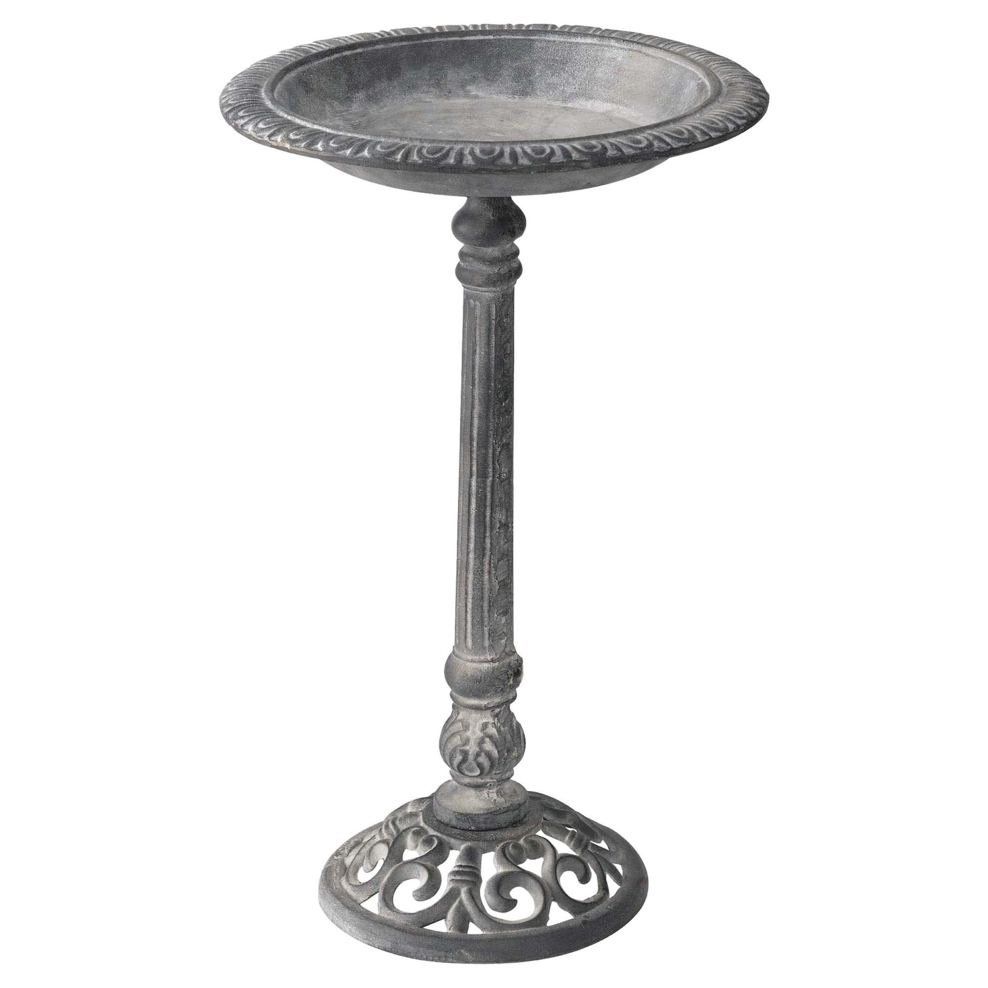 Cast iron bird bath