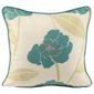 Tesco Set of 2 Printed Poppy Cushion Covers, Teal