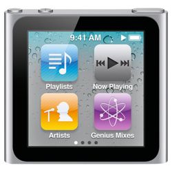 Apple MC526QB/A iPod Nano 16GB 6th Generation - Silver