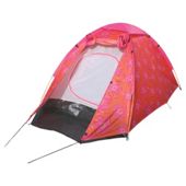 Tesco 2 Person Dome Tent, Pink Hibiscus
