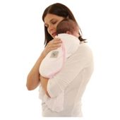 Cuddlewrap, White with Pink Detail