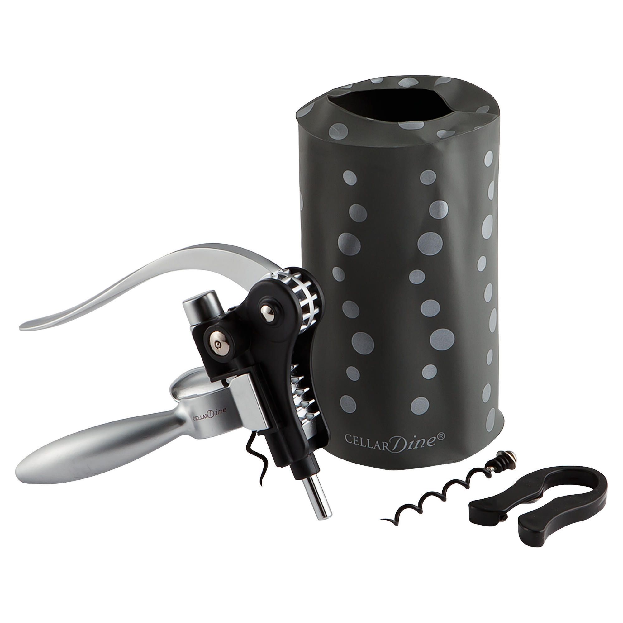 CellarDine Bottle Chiller/Corkscrew Gift Set