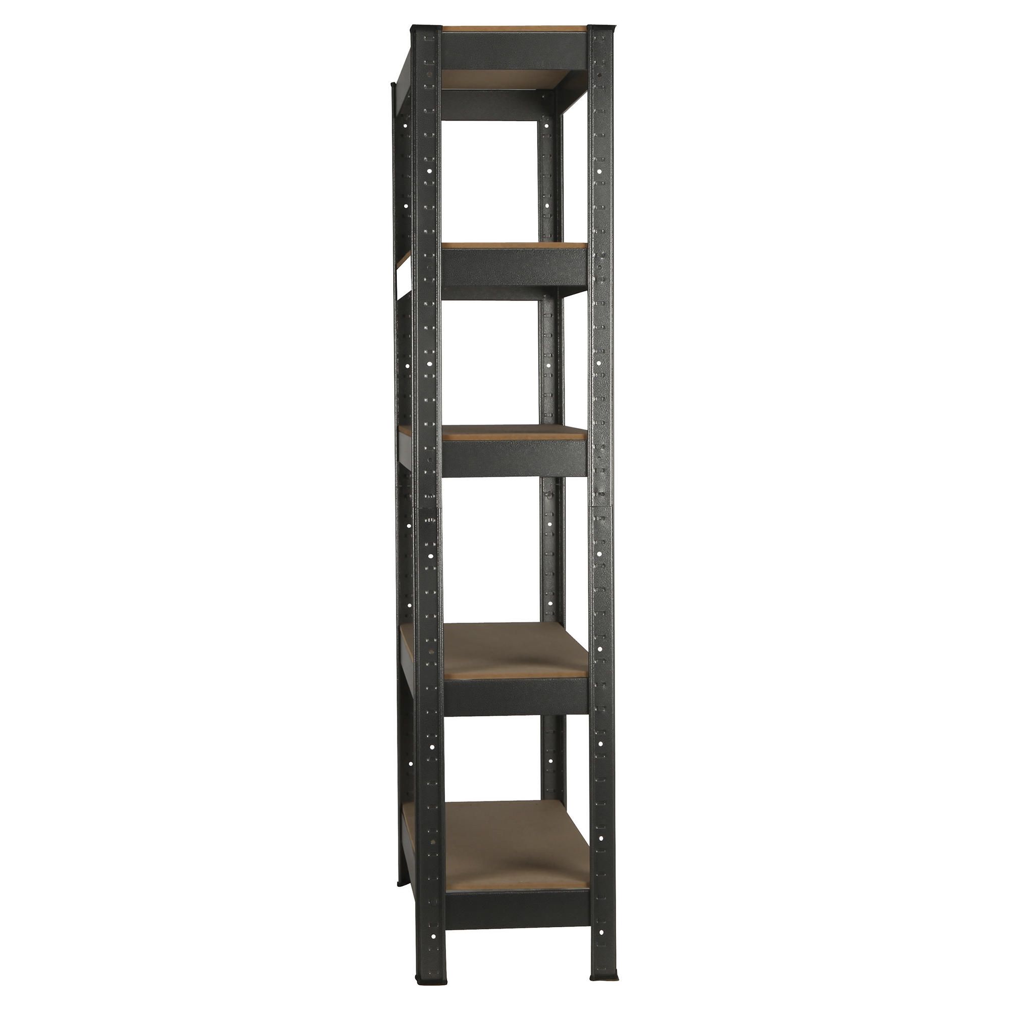Clarke CSR5150B boltless shelving unit 150Kg, black