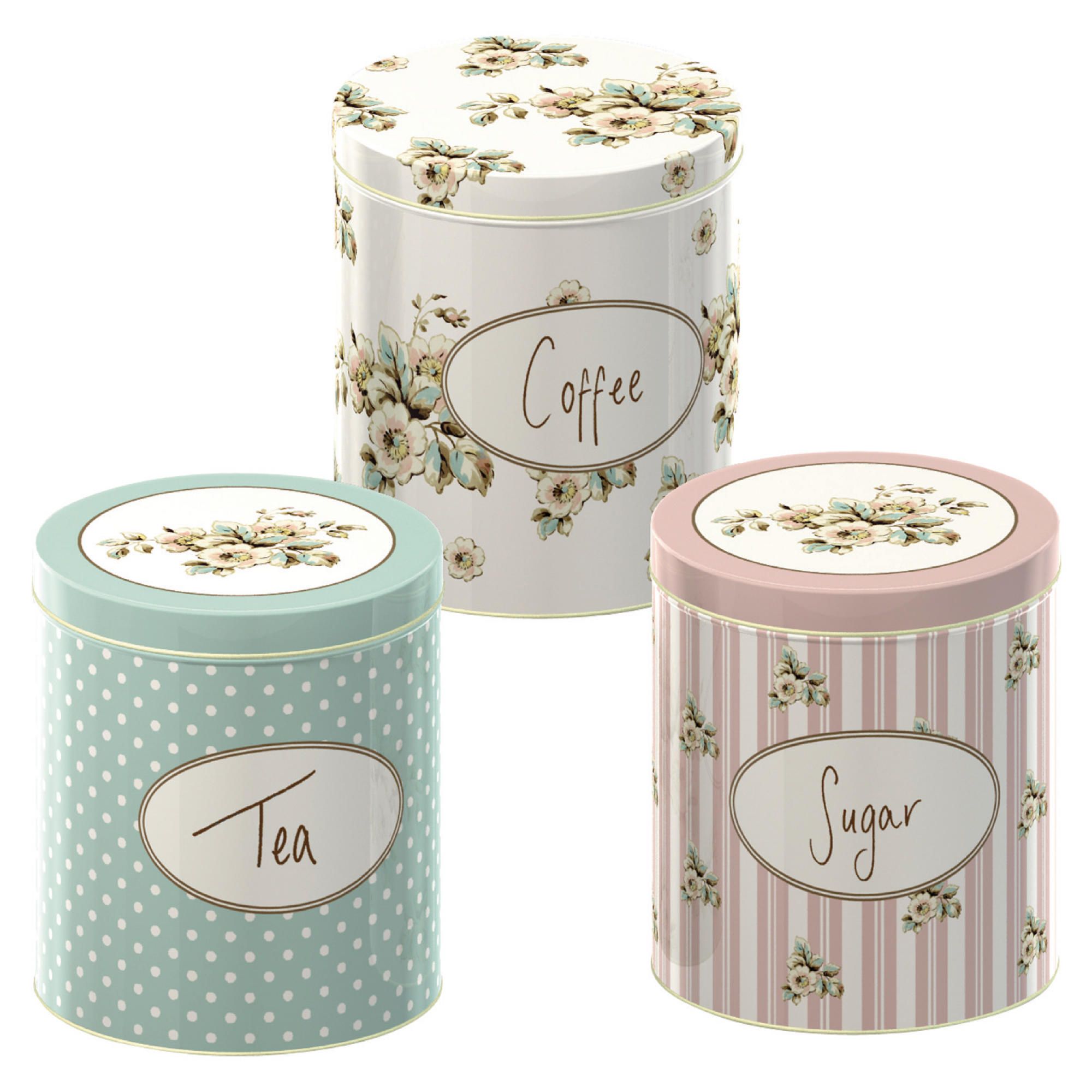 Creative Tops Katie Alice Cottage Flower Storage Tins (Set of 3) Creative Tops Katie Alice Cottage Flower Storage Tins (Set of 3)