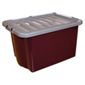 Whatmore 24L box, purple with grey lid