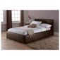 Eden Small Double Faux Leather Ottoman Bed Frame, Brown